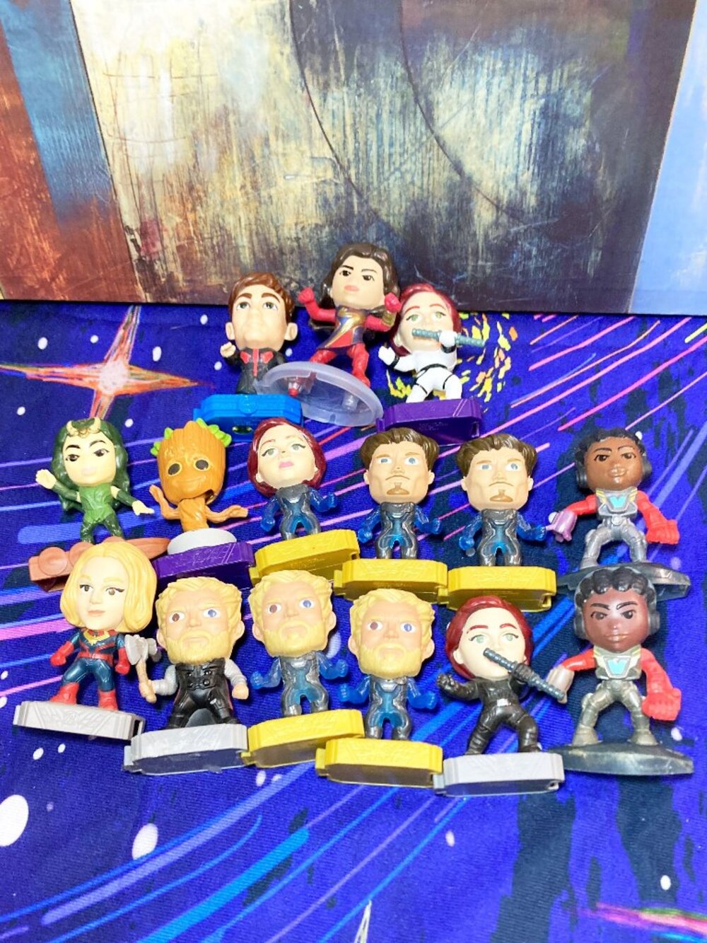 MARVEL x MCDONALDS PROMO TOY LOT MIXED (15) TOYS